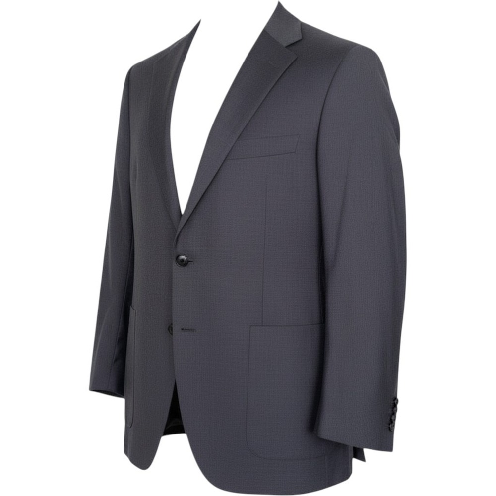 Belvest Italy Sport Coat 48R Blue Wool Cashmere Blazer Made in Italy Tailored